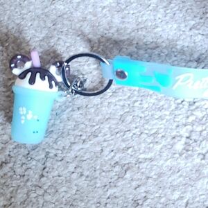 Pretty Good Aqua Milkshake Bag Charm
